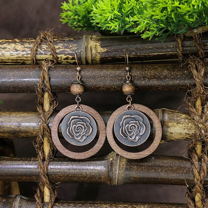 Boho Oxidised Earrings - Style 48