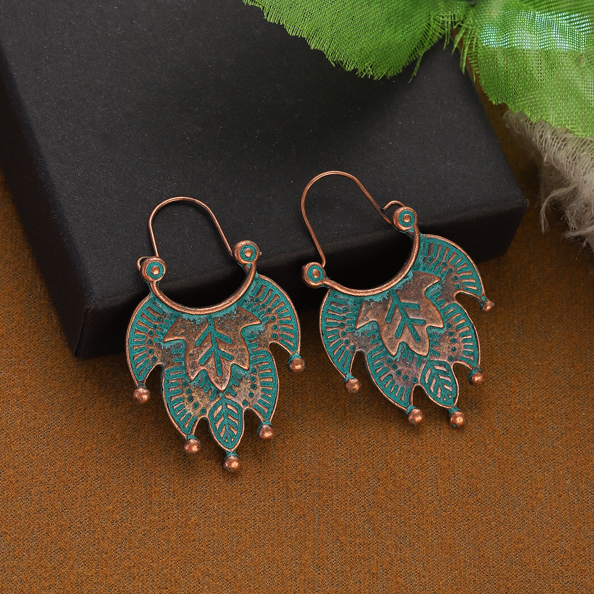 Boho Oxidised Earrings - Style 30