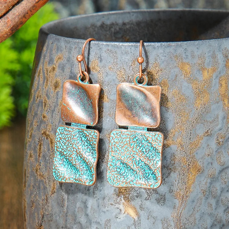 Boho Oxidised Earrings - Style 29