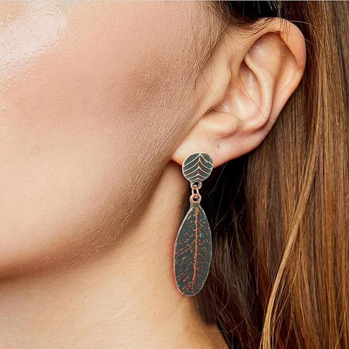 Boho Oxidised Earrings - Style 28