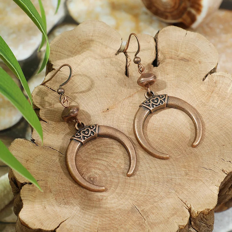 Boho Oxidised Earrings - Style 72