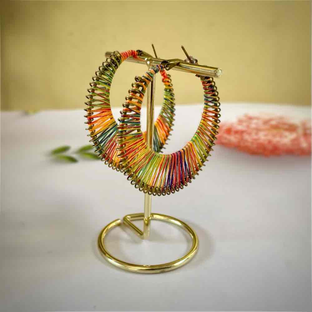 Image of an earring - Luxury - Rainbow Moon Earrings by Zuzus Trove