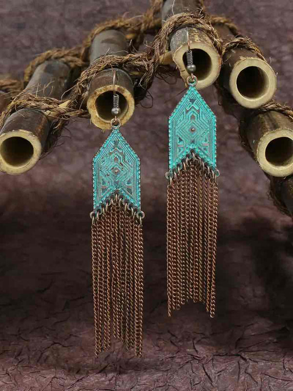 Buy Chain Earrings Online - long chain earrings - Zuzus Trove - Zuzu's Trove