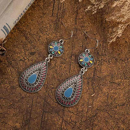 Premium | Mystic Blue  Water Drop Earring