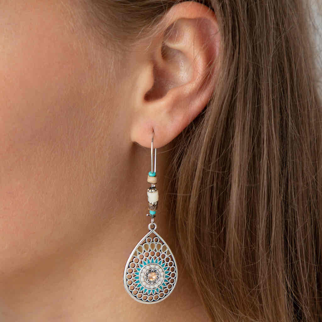 Ethnic - Drop Earrings - Dangle Earring (Round)