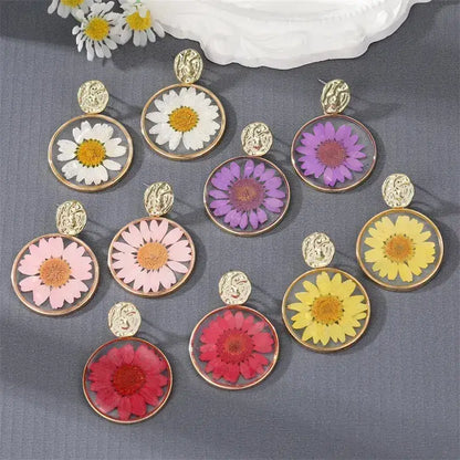 Rainbow Daisies (Pressed Flowers)