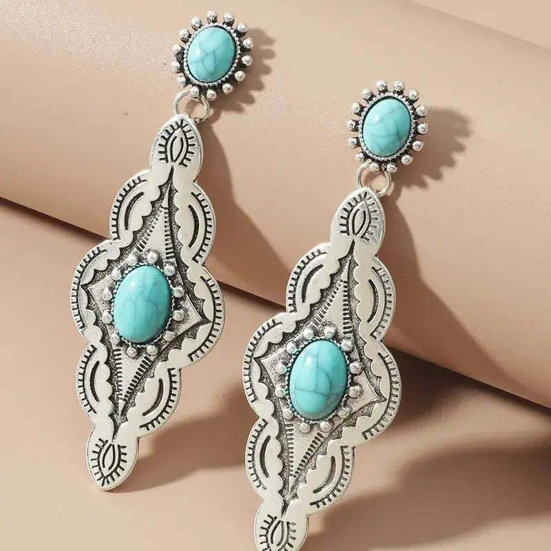 Premium Turquoise dream earrings