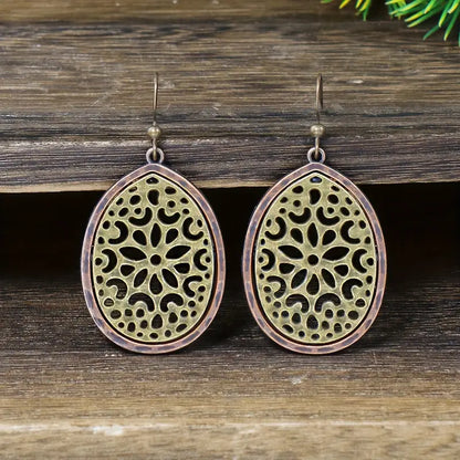 Boho Oxidised Earrings - - Style 67