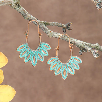 Boho Oxidised Earrings - Style 62