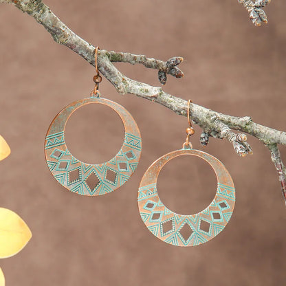 Boho Oxidised Earrings - Style 59