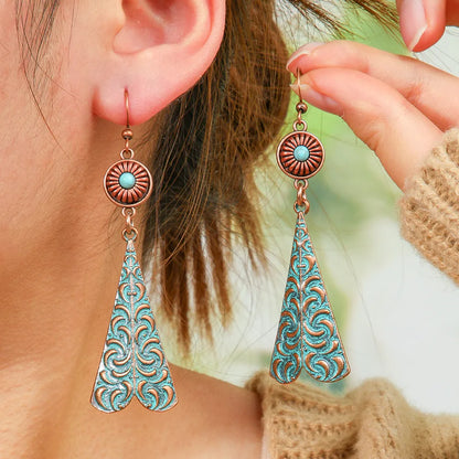 Boho Oxidised Earrings - Style 54