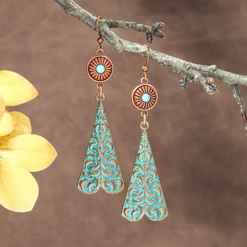 Boho Oxidised Earrings - Style 54
