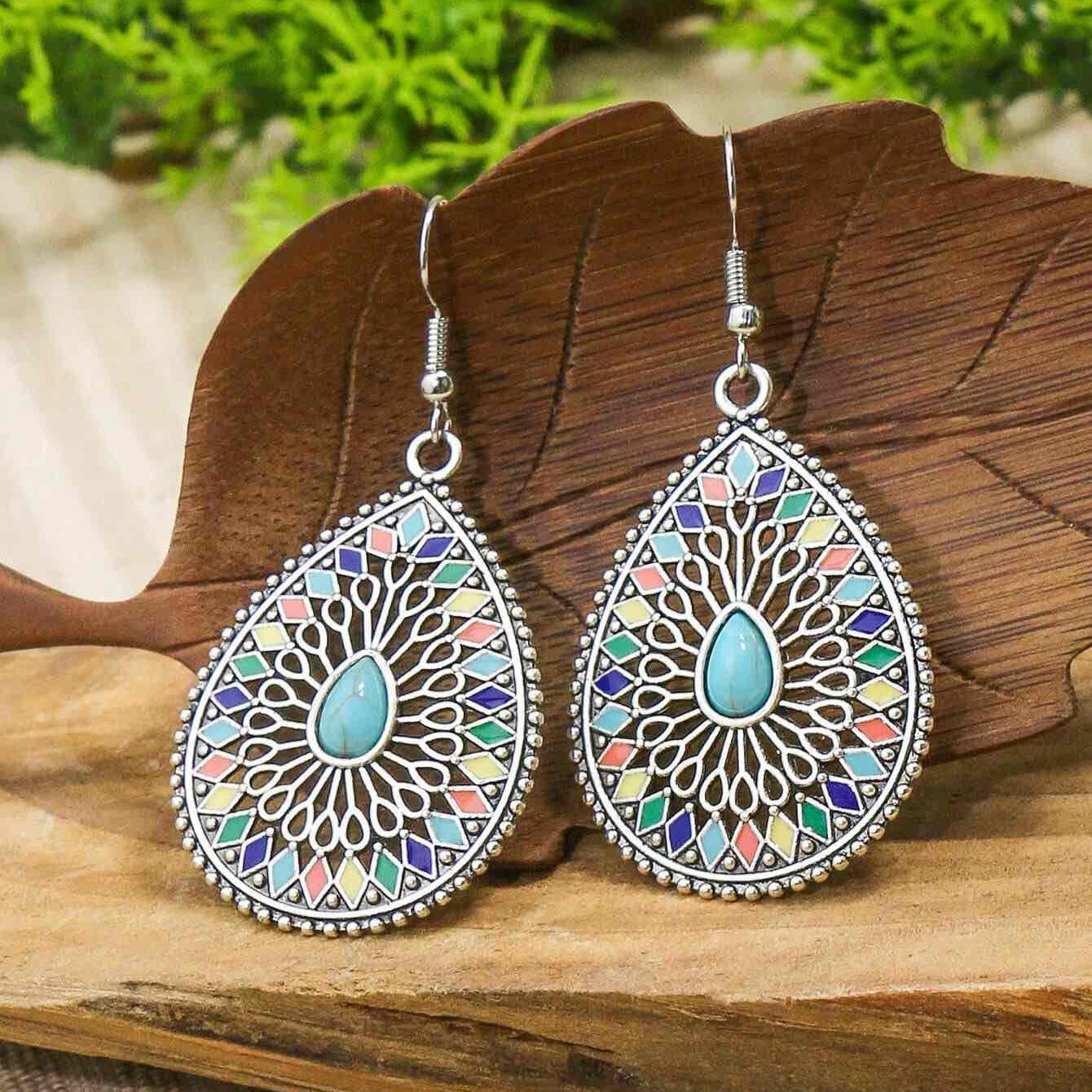 Stone Earrings Style 37