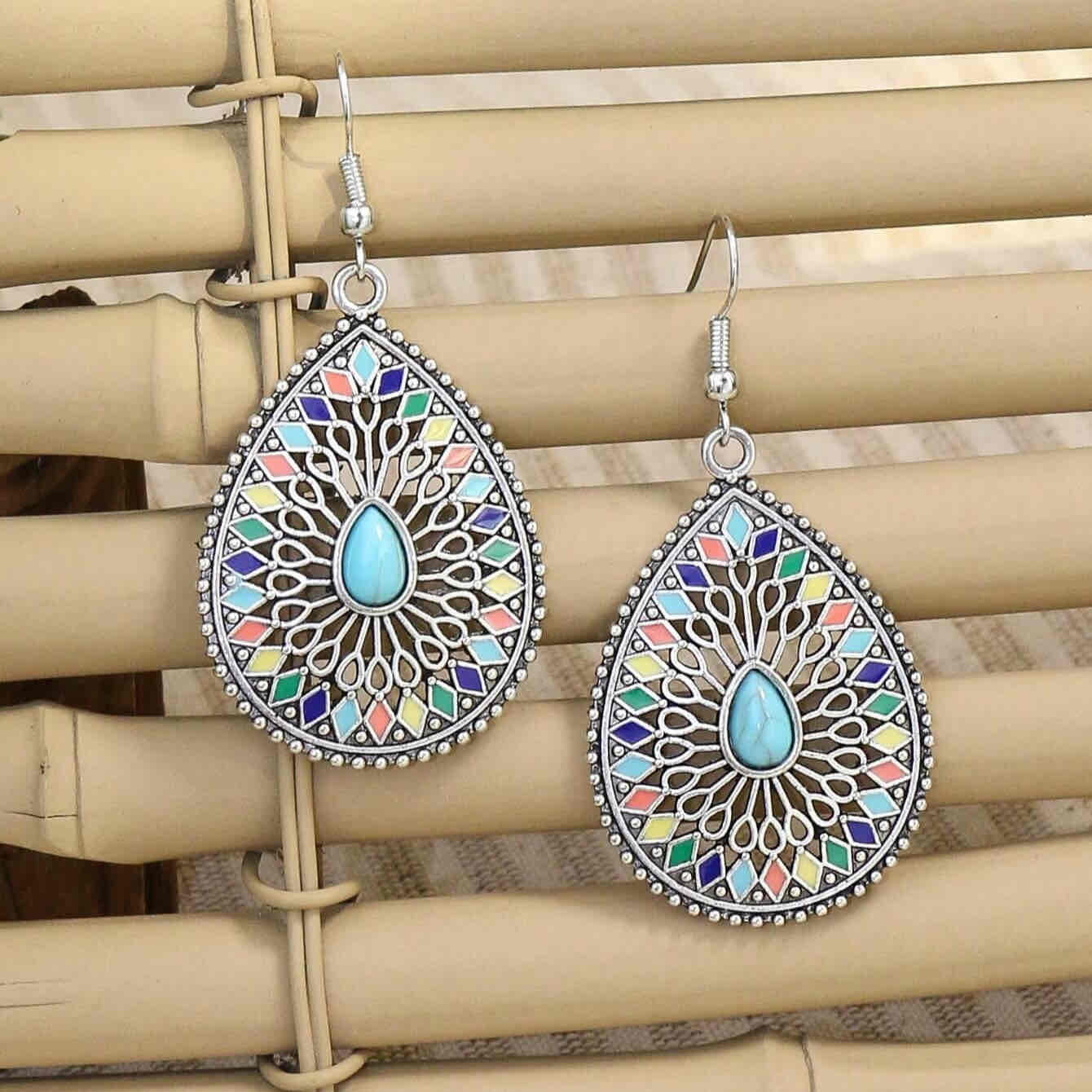 Stone Earrings Style 37