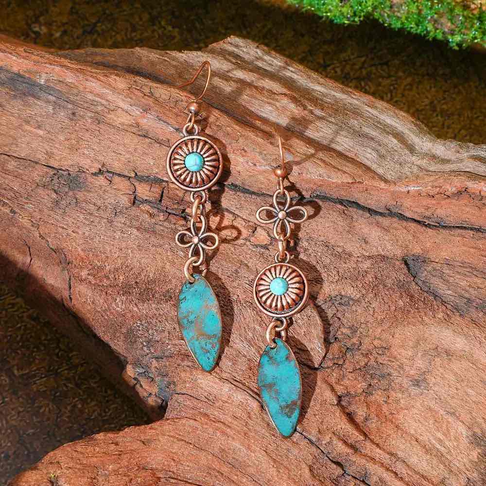 Boho Oxidised Earrings - Style 51