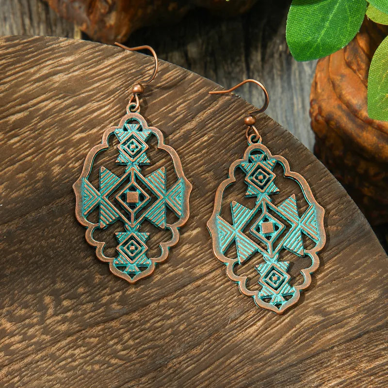 Boho Oxidised Earrings - Style 40