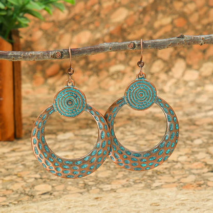 Boho Oxidised Earrings - Style 38