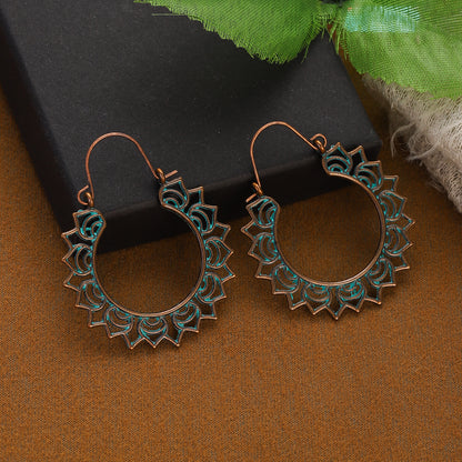 Boho Oxidised Earrings - Style 34
