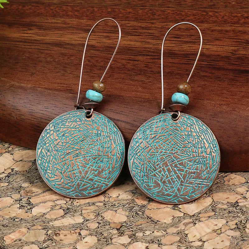 Boho Oxidised Earrings - Style 15