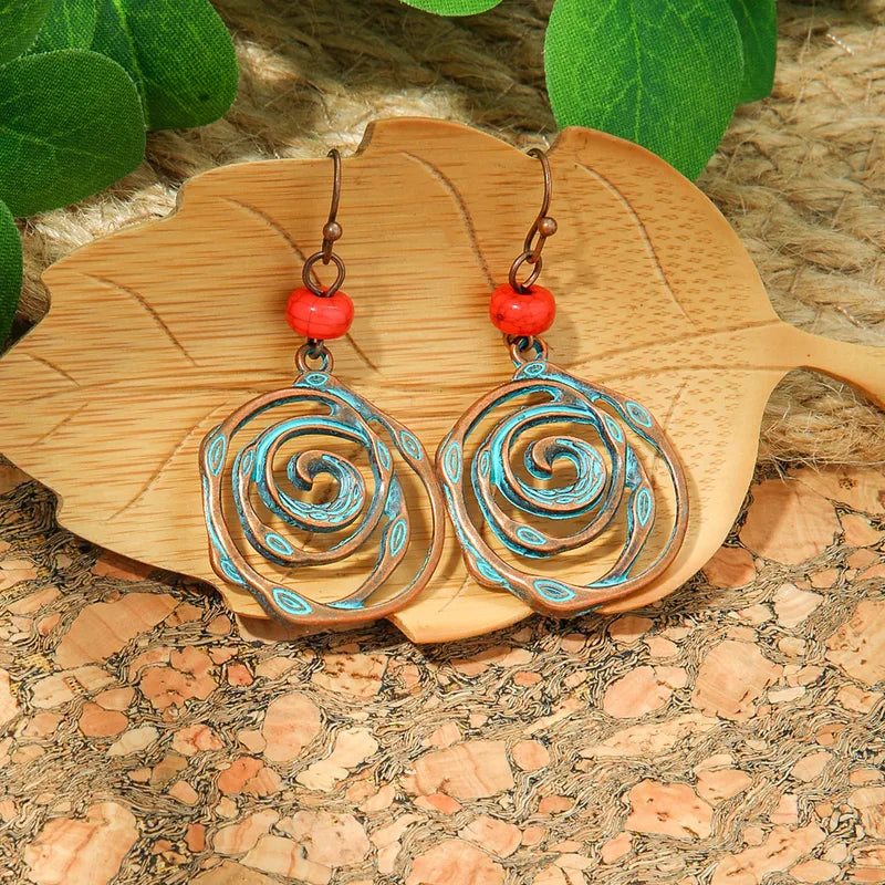 Boho Oxidised Earrings - Style 12