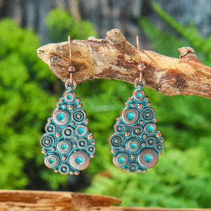 Boho Oxidised Earrings - Style 11