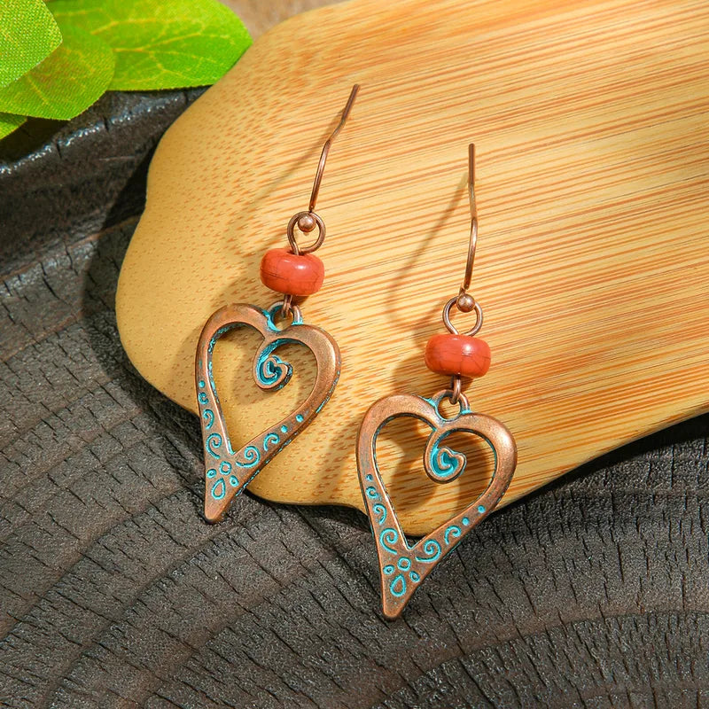 Boho Oxidised Earrings - Style 8