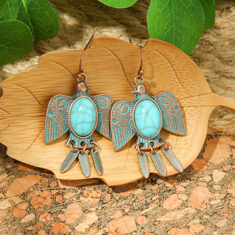 Boho Oxidised Earrings - Style 2