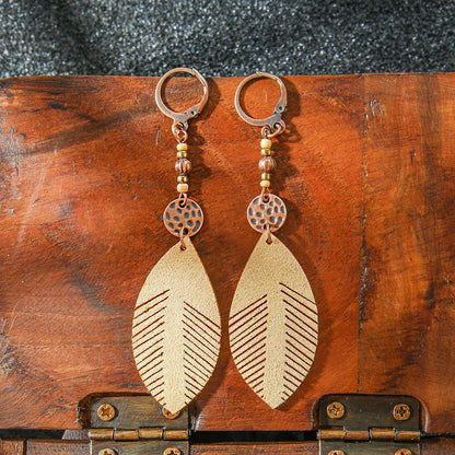1- Boho Handmade Earrings - Minimalist Geometric Earrings