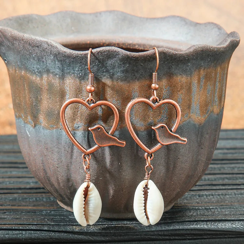 Boho Oxidised Earrings - Style 98