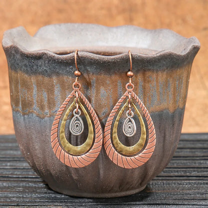 Boho Oxidised Earrings - Style 95