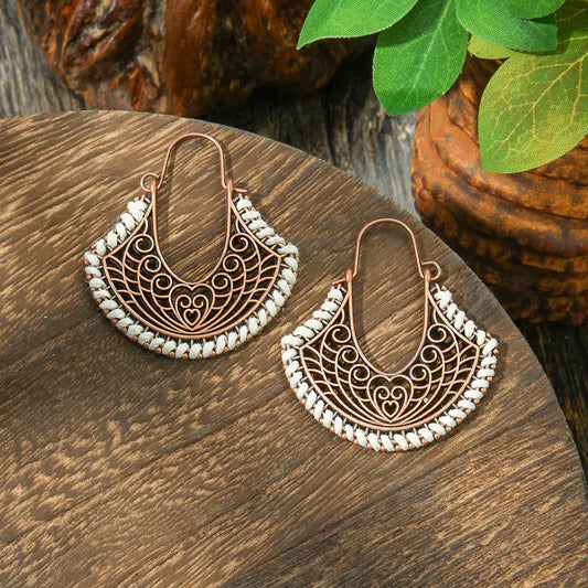 1- Boho Threader Earrings - Handmade Drop Earrings