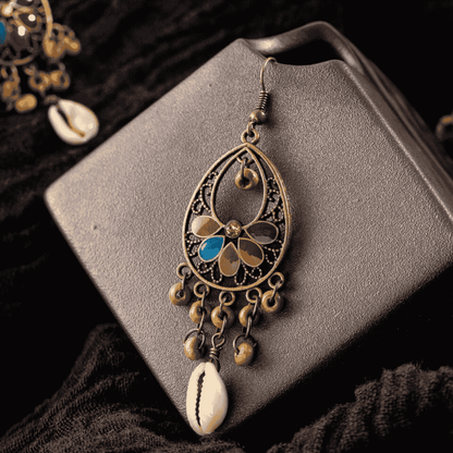 Premium | Beach Wear - Hanging Shell Earrings