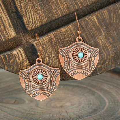 Boho Oxidised Earrings - Style 93