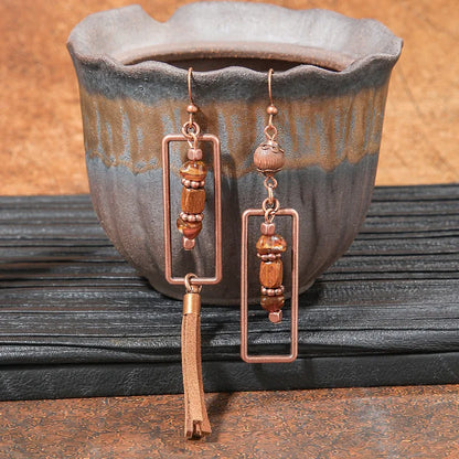 Boho Oxidised Earrings - Style 89