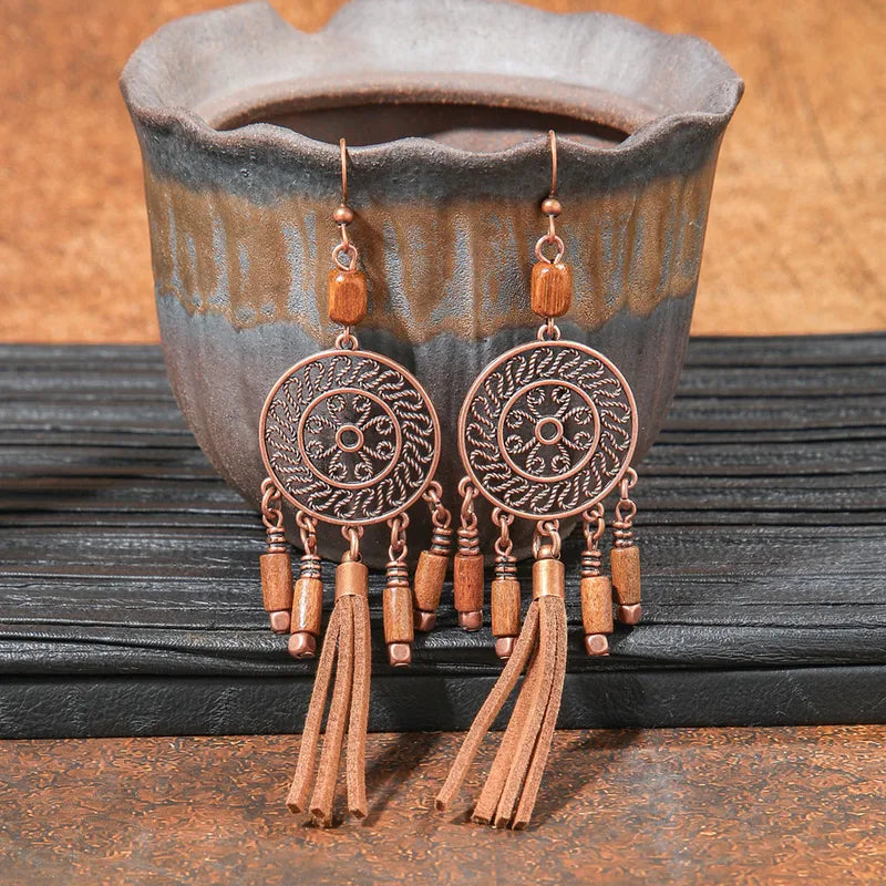 Boho Oxidised Earrings - Style 88