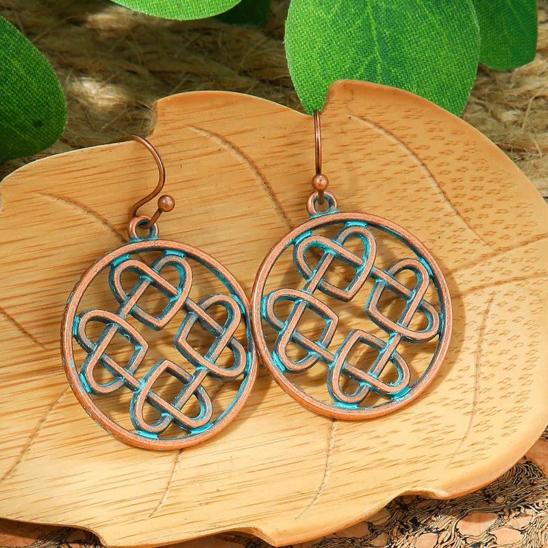 Boho Oxidised Earrings - Style 80