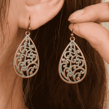 Boho Oxidised Earrings - Style 79