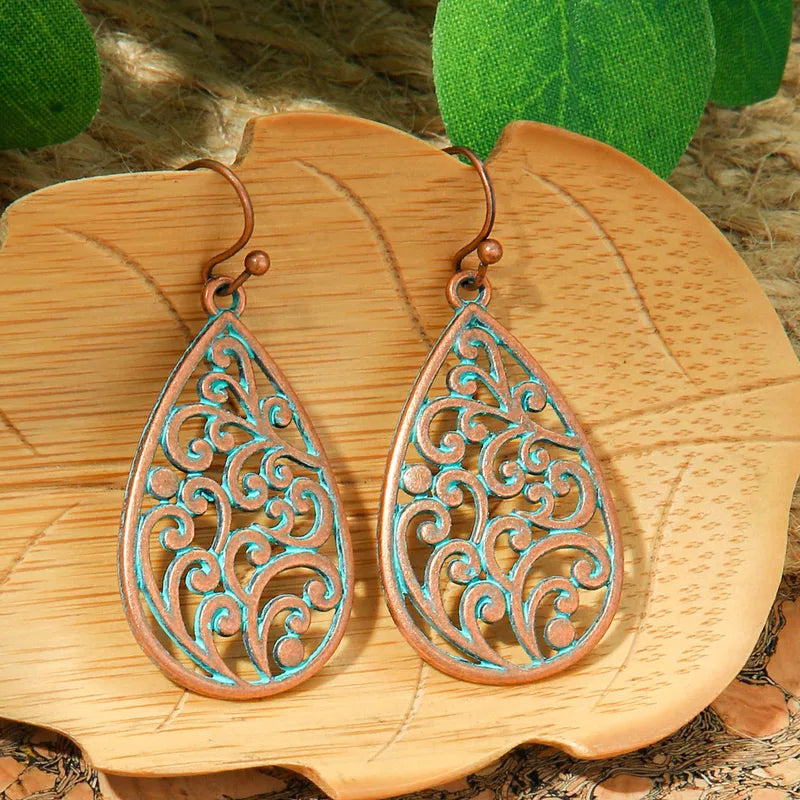 Boho Oxidised Earrings - Style 79