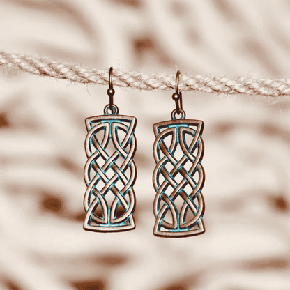 Boho Oxidised Earrings - Style 76