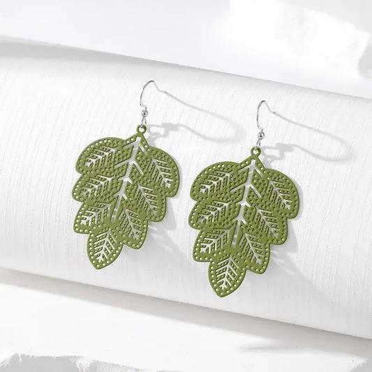 Leafy Charm Earrings