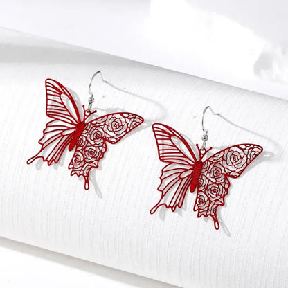 Light weight - Laser Cut - Butterfly Earrings