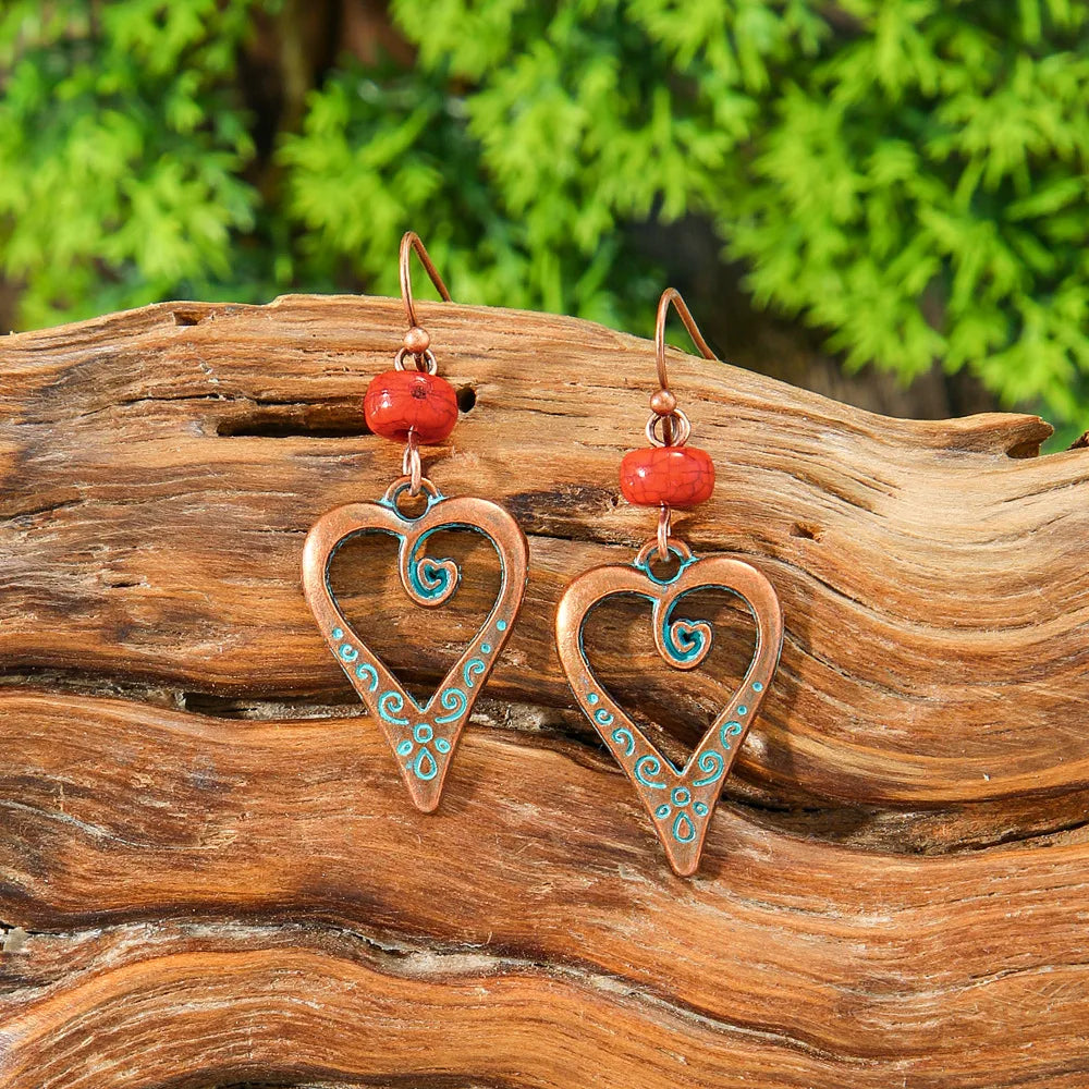 Boho Oxidised Earrings - Style 8
