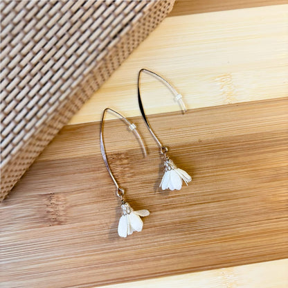 Premium -Hanging White flower Danglers