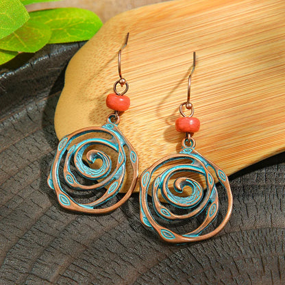Boho Oxidised Earrings - Style 12