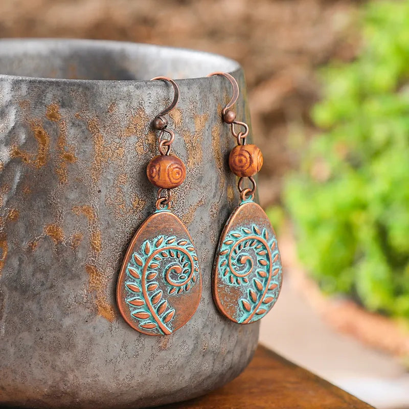 Boho Oxidised Earrings - Style 35