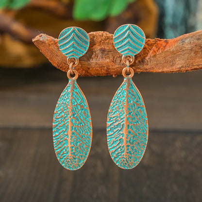 Boho Oxidised Earrings - Style 28
