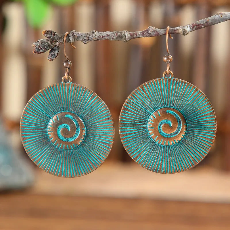 Boho Oxidised Earrings - Style 19