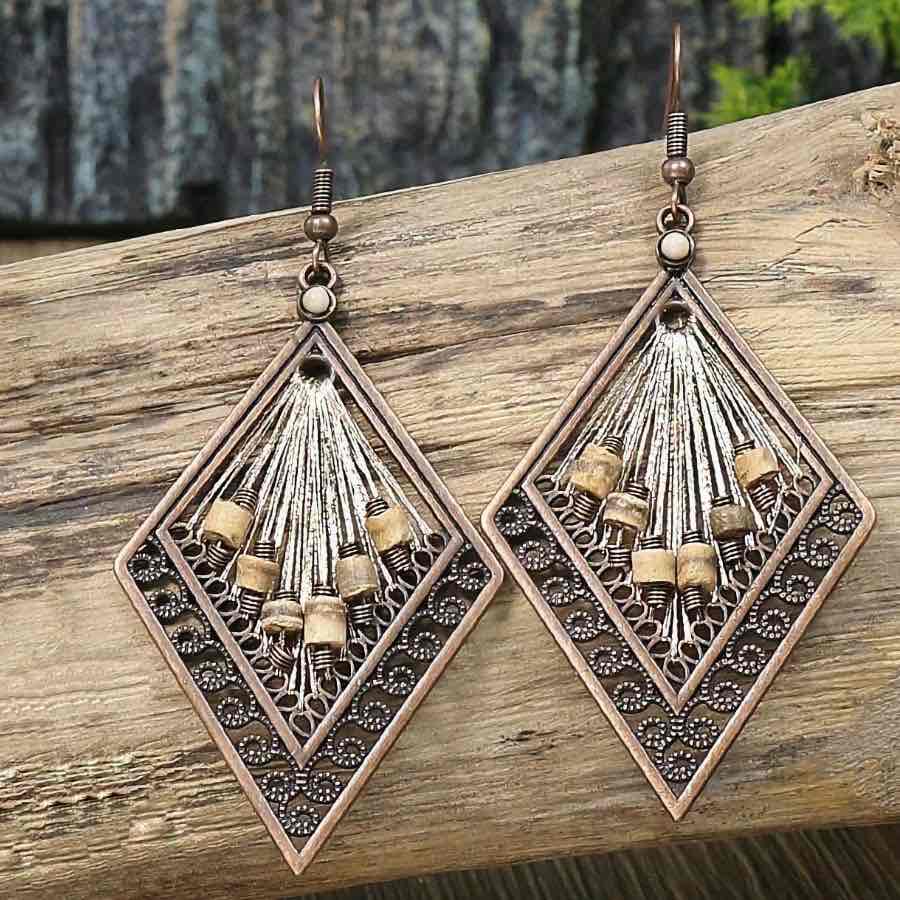 Premium - Tribal Boho Earrings Combo- 3 piece Set