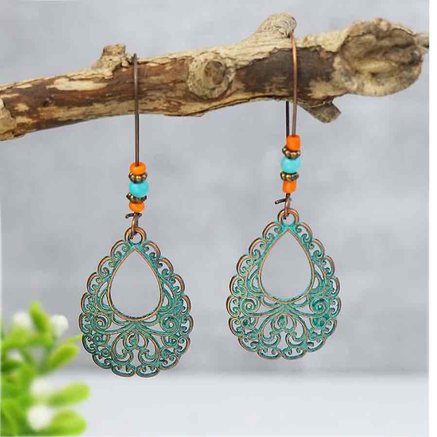 Long Dangle Boho Earrings - Style 16