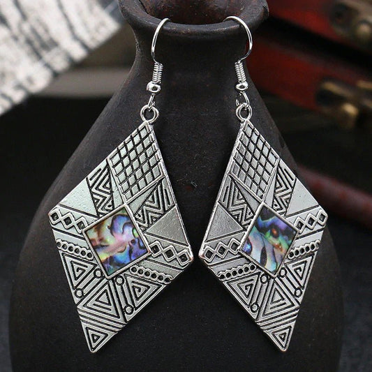 Image of an earring - Antique Silver Earrings by Zuzus Trove